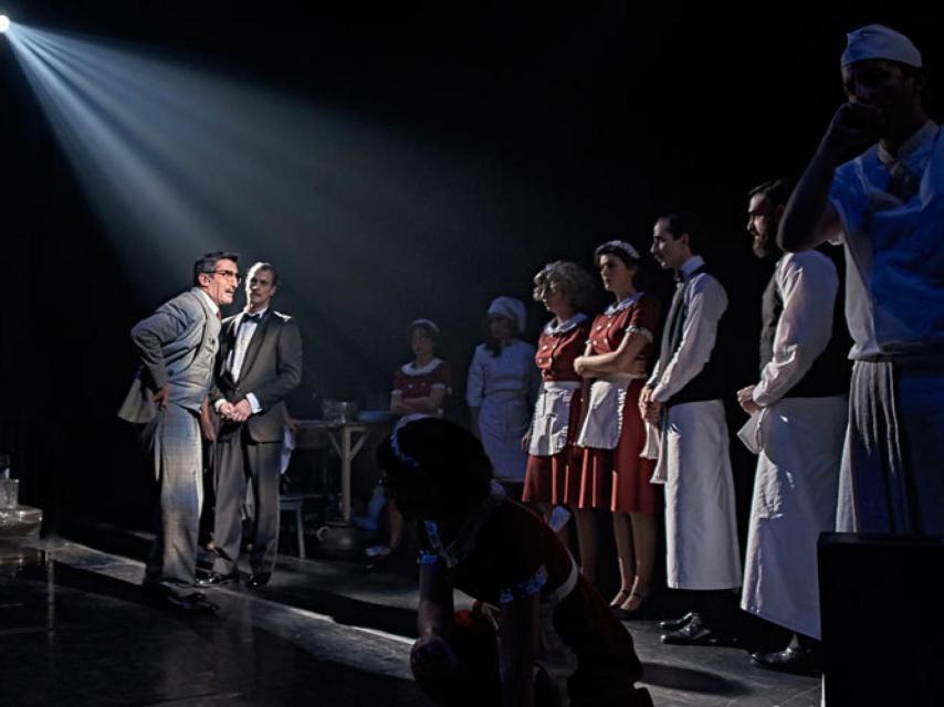 Imagen del montaje de La cocina, una obra de Sergio Peris-Mencheta.