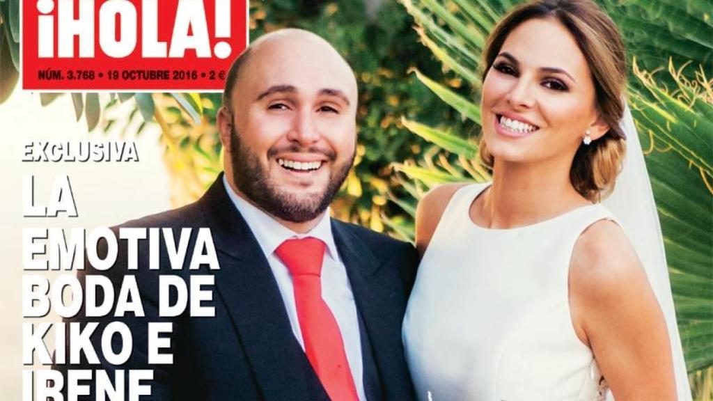 Kiko e Irene pagaron la boda a golpe de exclusiva.