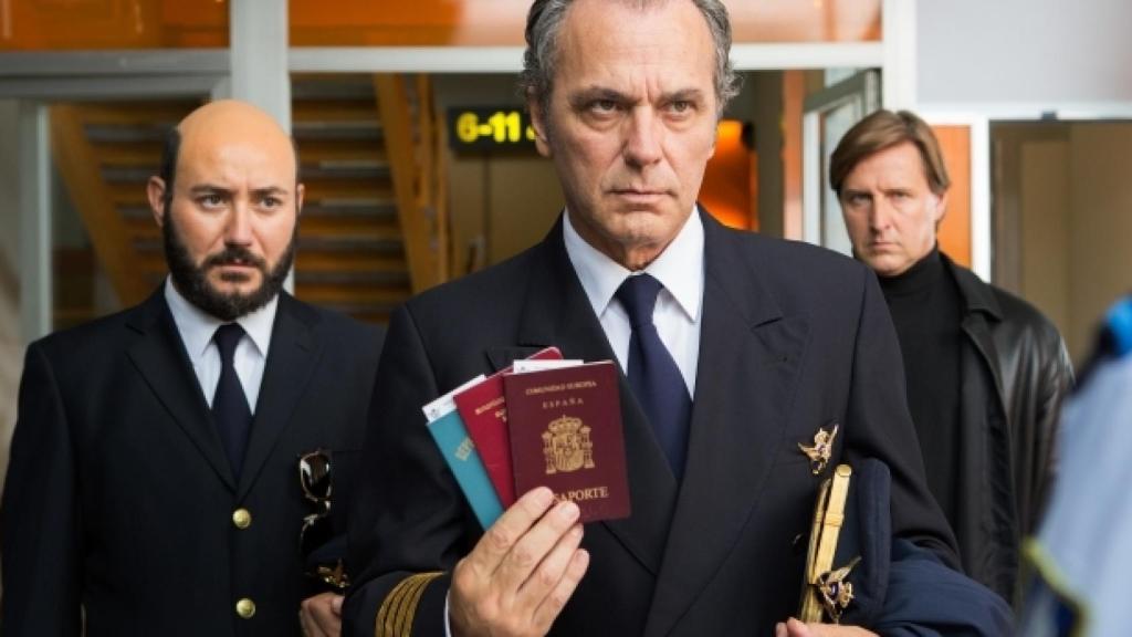 José Coronado y Carlos Santos en El hombre de las mil caras.