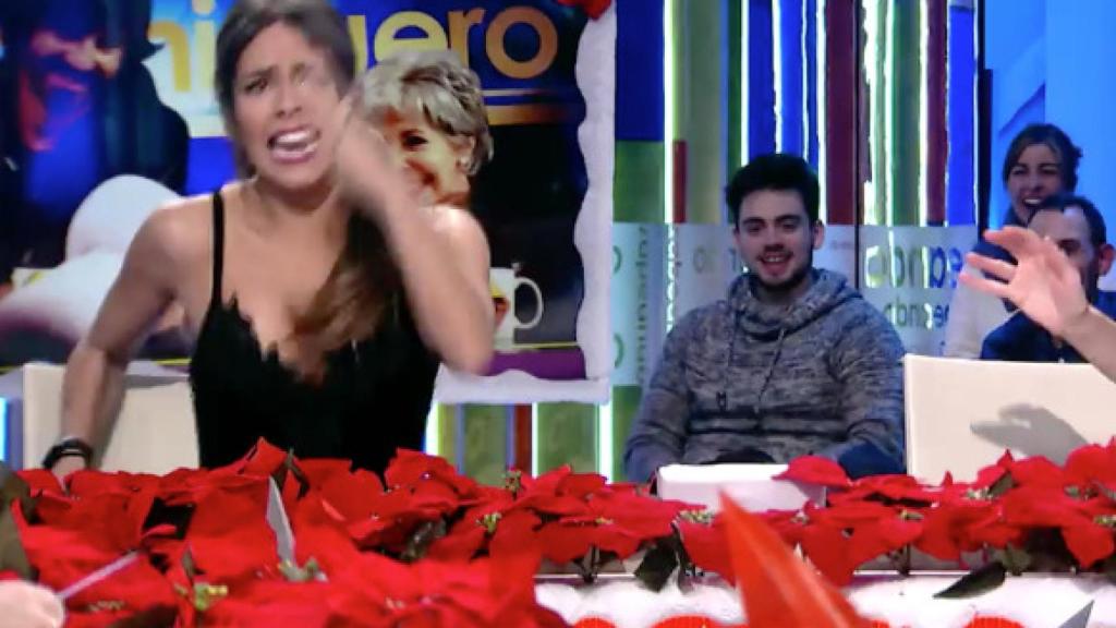 El gran cabreo de Pedroche en 'Zapeando' por un susto inesperado
