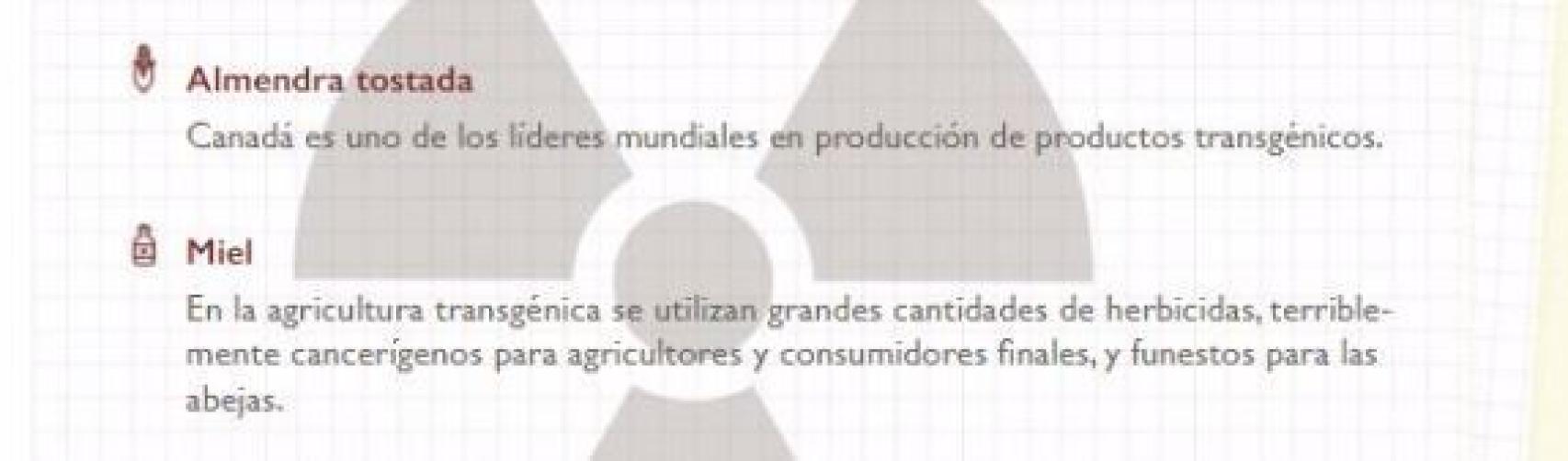 Extracto de la receta del turrón de Jijona.