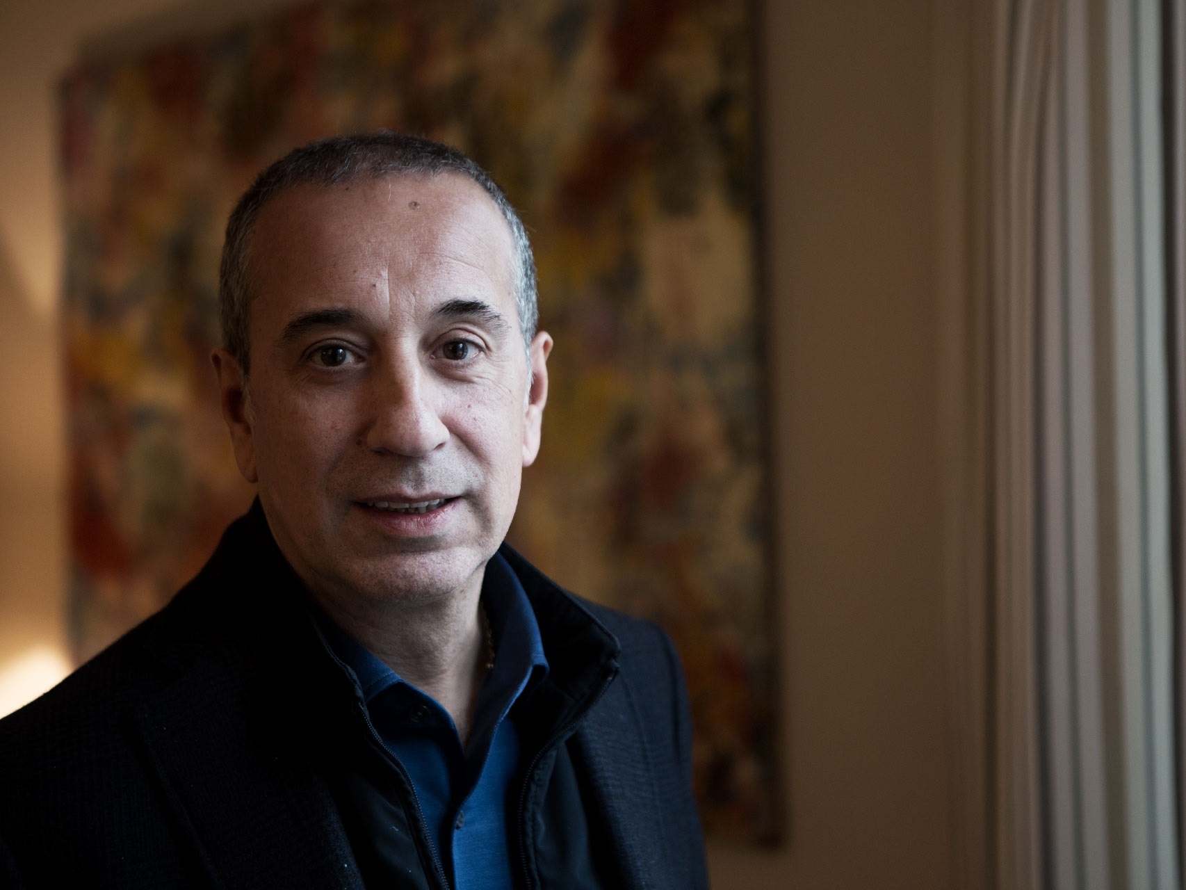 Antonio Fernández durante la entrevista.