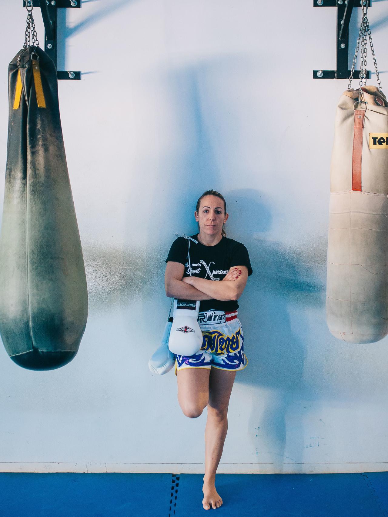 Eva María Naranjo, en su centro de entrenamiento.