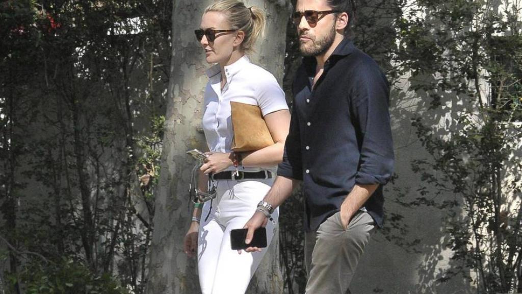 Marta Ortega y Carlos Torretta en la hípica.