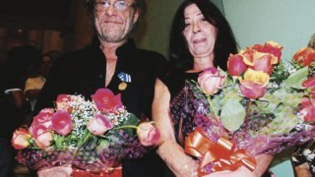 Aute con su esposa Marichu