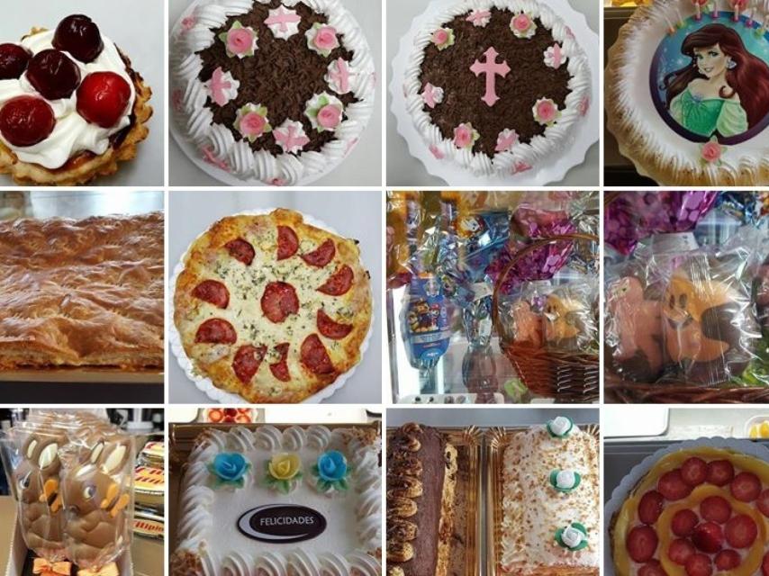 Estos son varios de los pasteles y dulces que puedes encontrar en Café Cacao, el local de la familia de Irene.