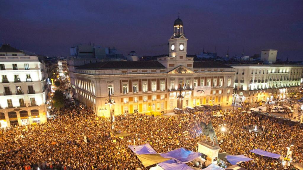 La Puerta del Sol en Nochevieja