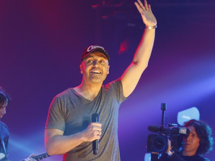 Juan Camus, durante el concierto de OT.