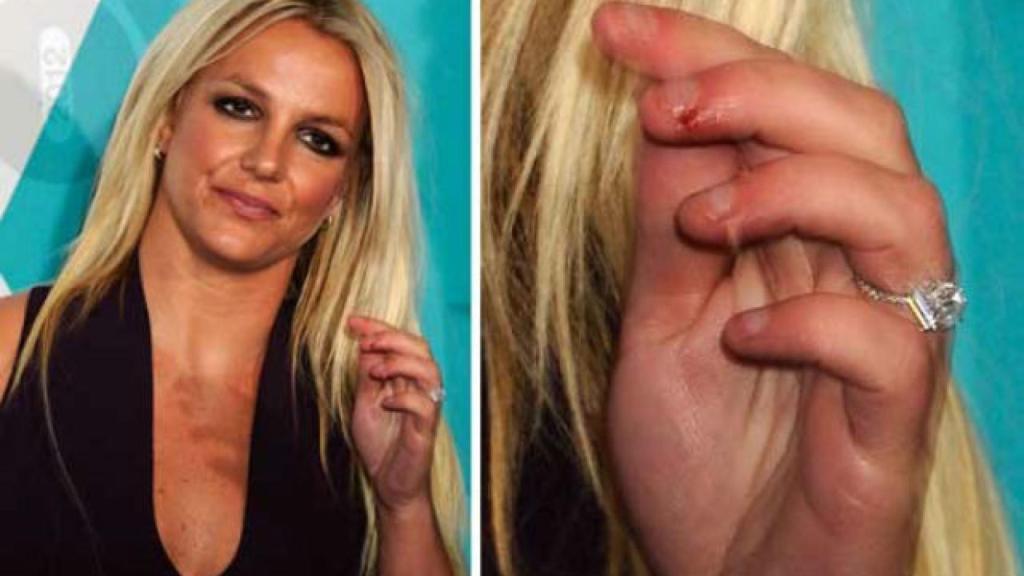 Britney Spears se muerde las uñas desde pequeña.