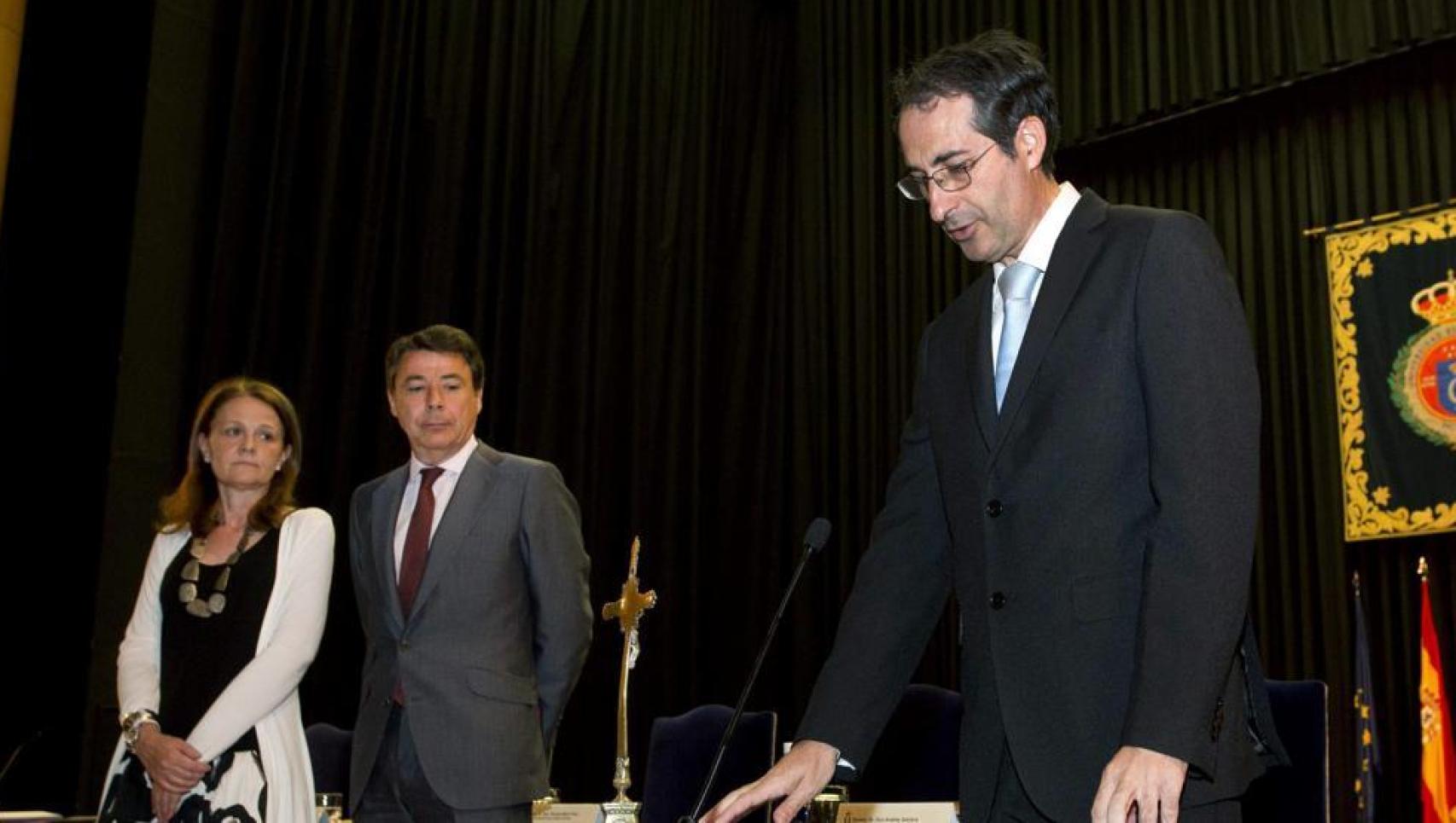 Fernando Suárez, rector de la Universidad Juan Carlos, el día de su toma de posesión.