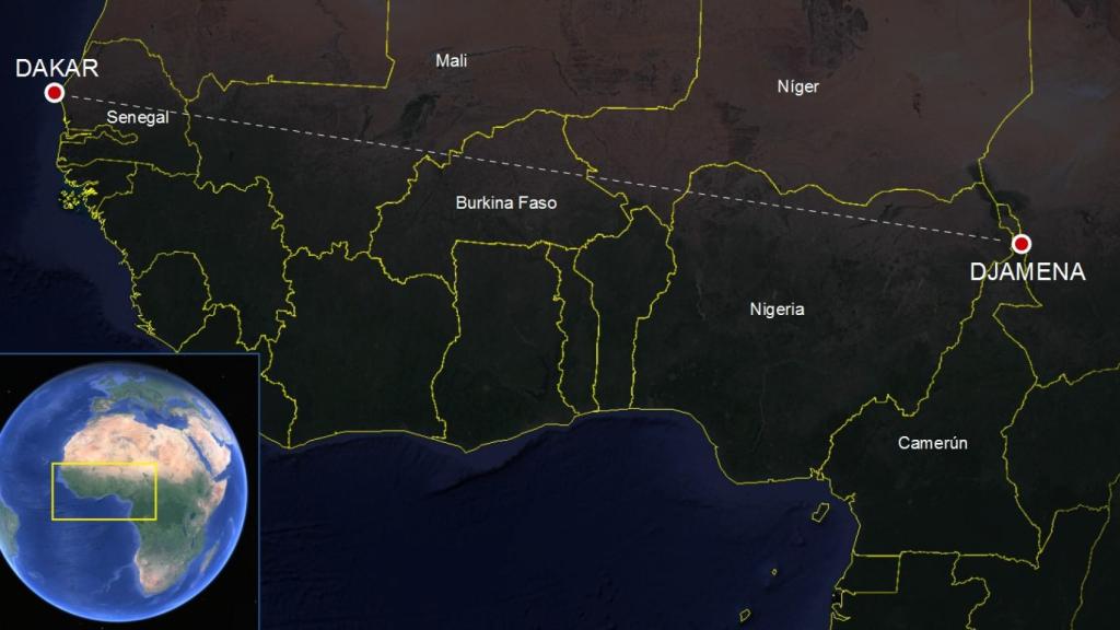 El avión Hércules del Ejército del Aire opera en toda la región y llega hasta Djamena.