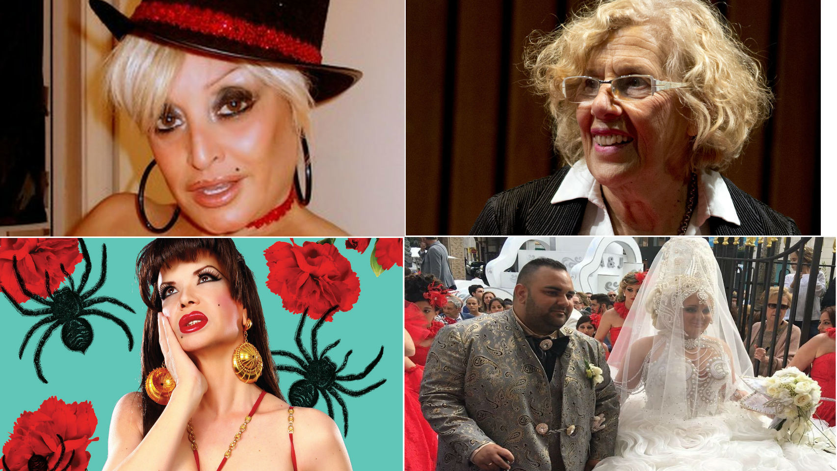 Aramís Fuster, Manuela Carmena, La Veneno y la gran boda de la 'princesa' gitana.
