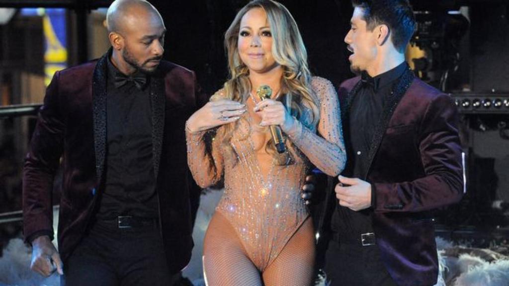 El desastroso playback de Mariah Carey en su actuación de Nochevieja