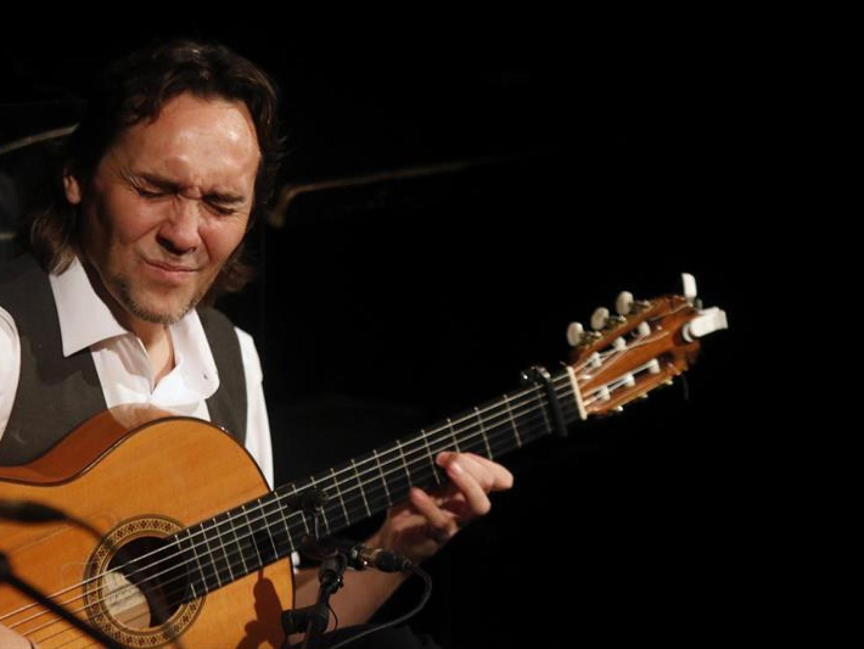 El guitarrista Vicente Amigo en Córdoba hace una semana, con su último trabajo, Poeta.