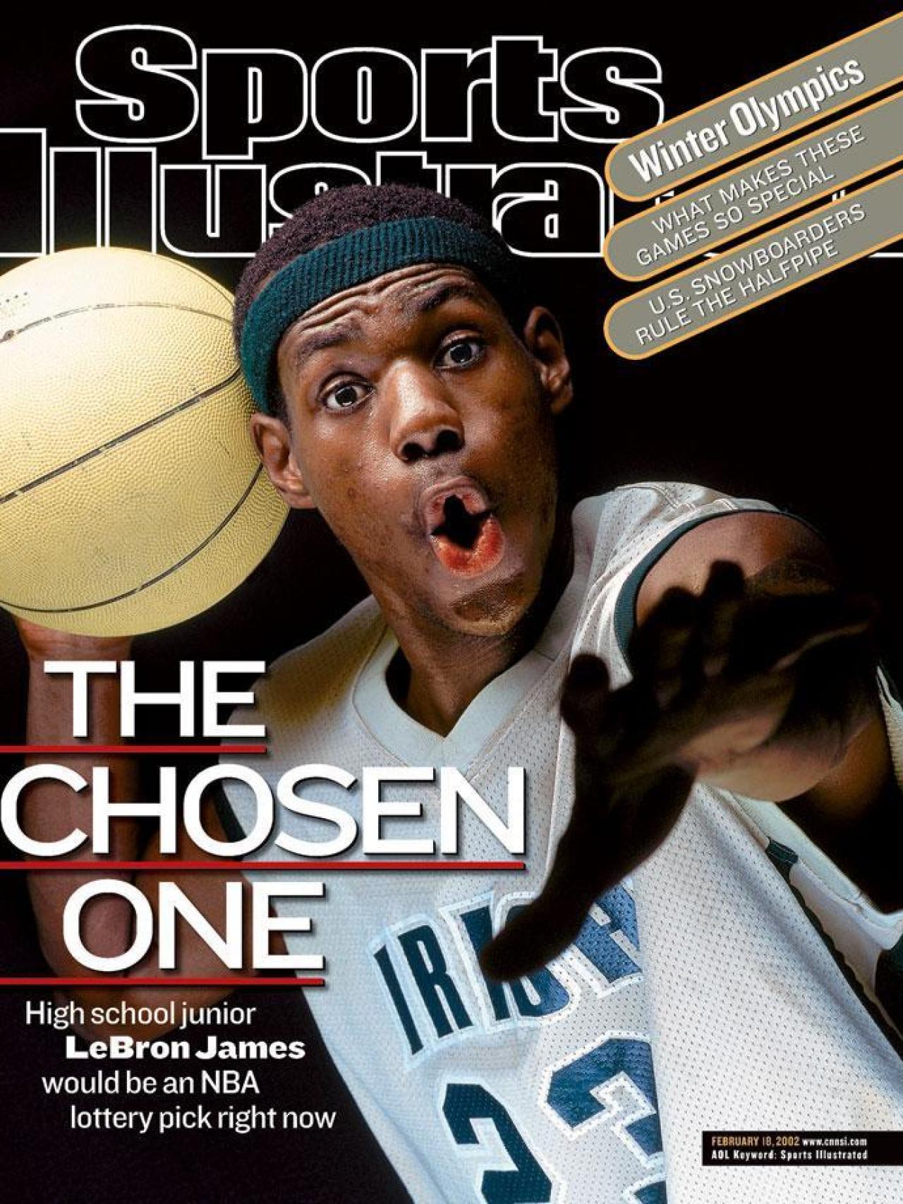 Famosa portada de SI en la que LeBron fue proclamado El Elegido.