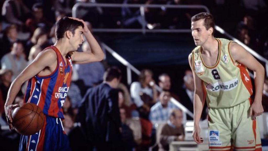 Juan Carlos Navarro en su debut en la ACB.