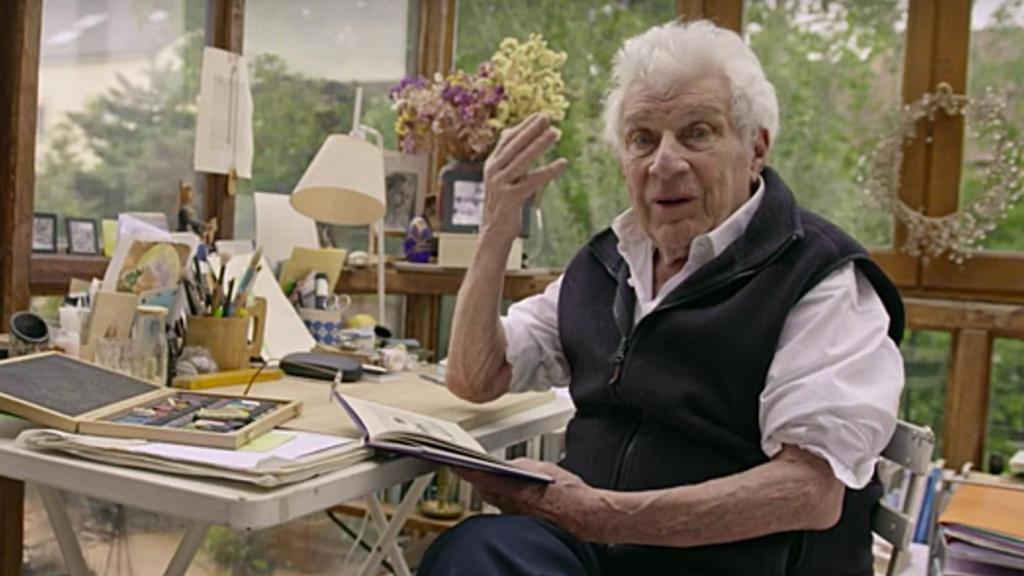 John Berger en una de sus últimas apariciones públicas.