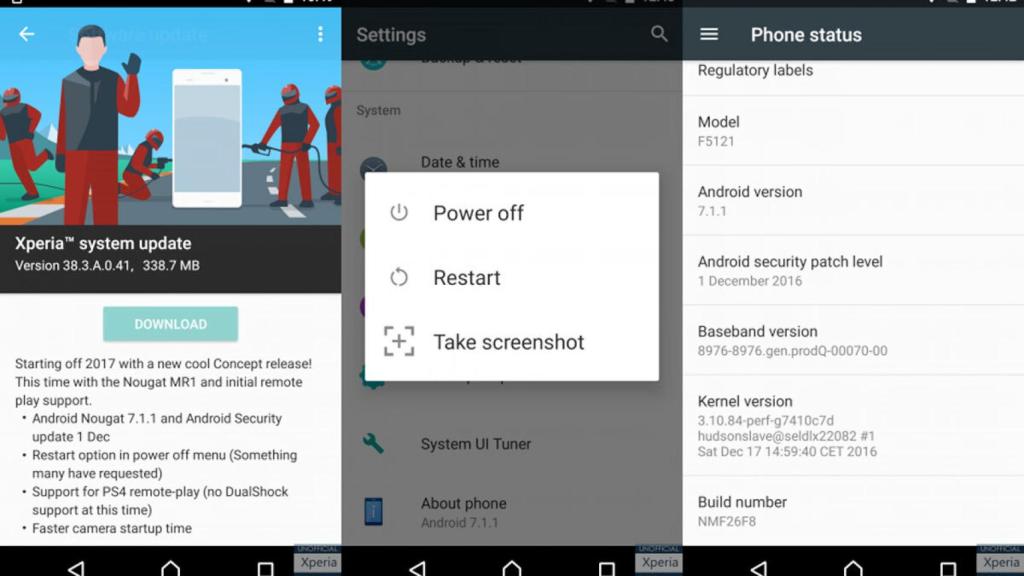 Android 7.1.1 Nougat ya se puede descargar en el Sony Xperia X