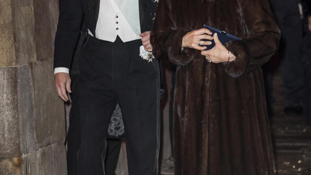 Los reyes de Suecia, el pasado 20 de diciembre.