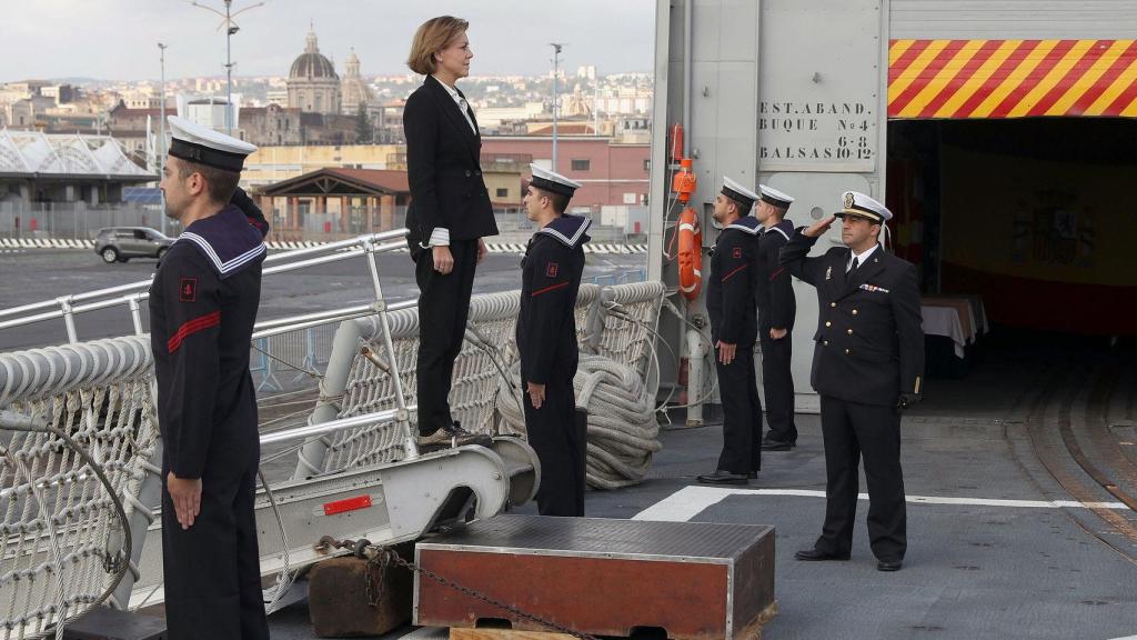 Cospedal en un acto castrense reciente.