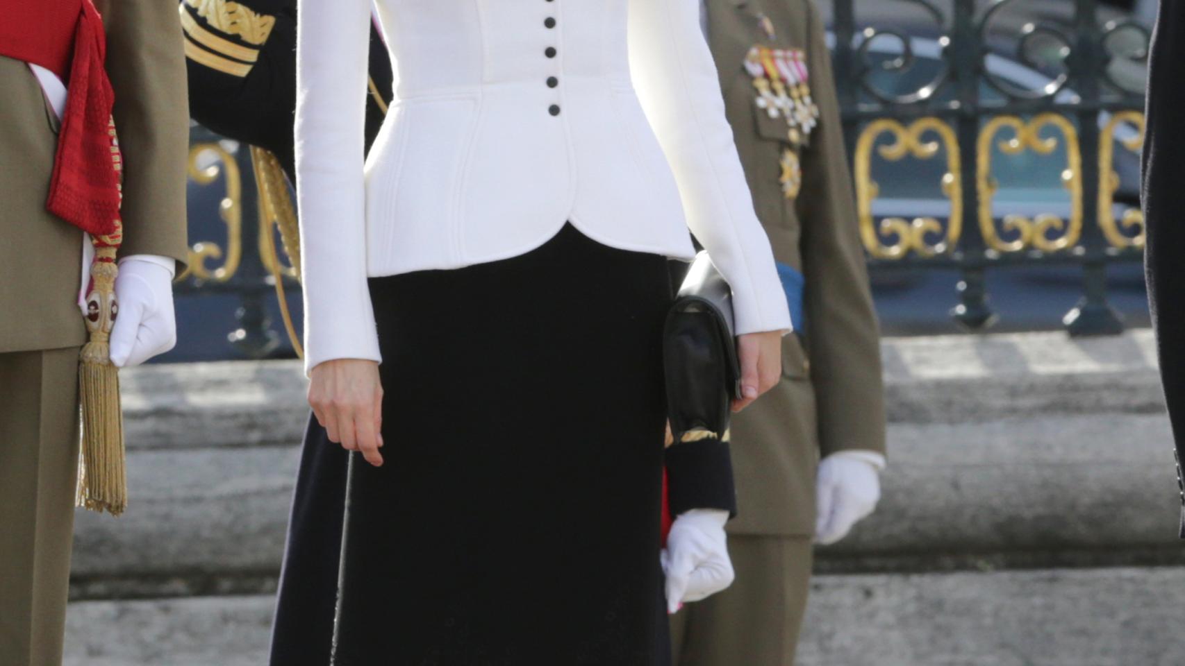 La evolución de Letizia en la Pascua Militar