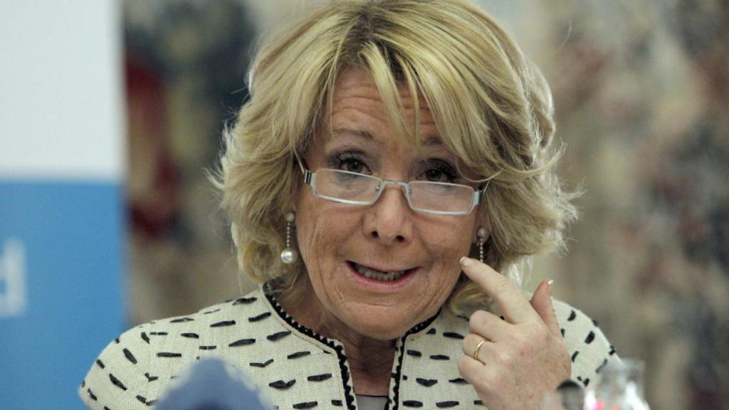 Esperanza Aguirre, expresidenta de la Comunidad de Madrid.