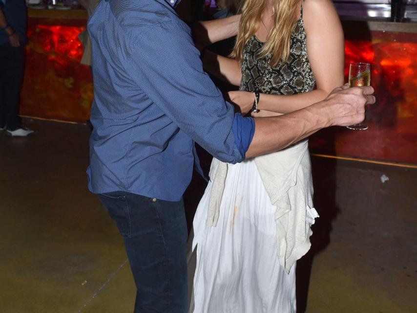 Escassi junto a su hija secreta, Anna Barrachina.