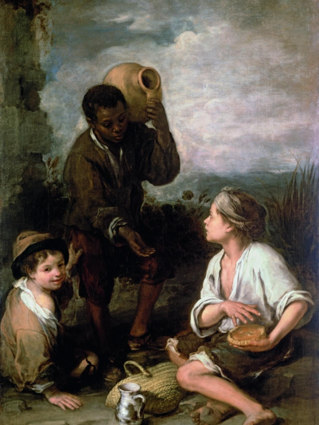 La obra original de Murillo.