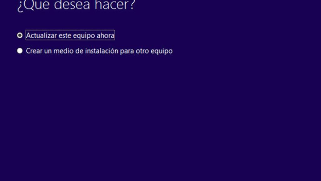 Tenemos que asegurarnos de marcar la opción de actualizar
