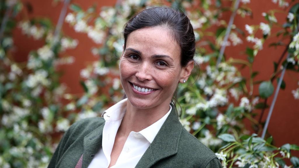 La modelo Inés Sastre en la inauguración de Roland Garrós el pasado verano