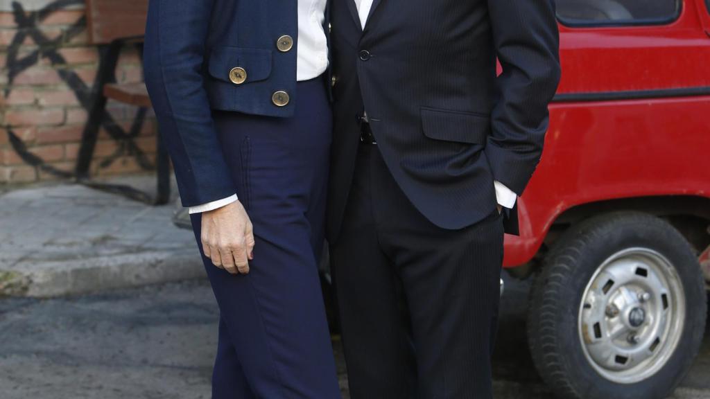 Ana Duato e Imanol Arias caracterizados como Mercedes y Antonio Alcántara.