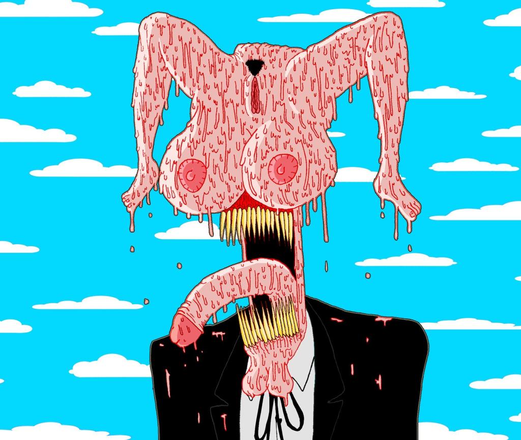 Portada de Ensalada de coños, el disco de Tu madre es puta.