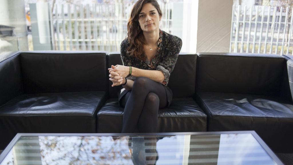 Clara Serra en la Asamblea de Madrid.