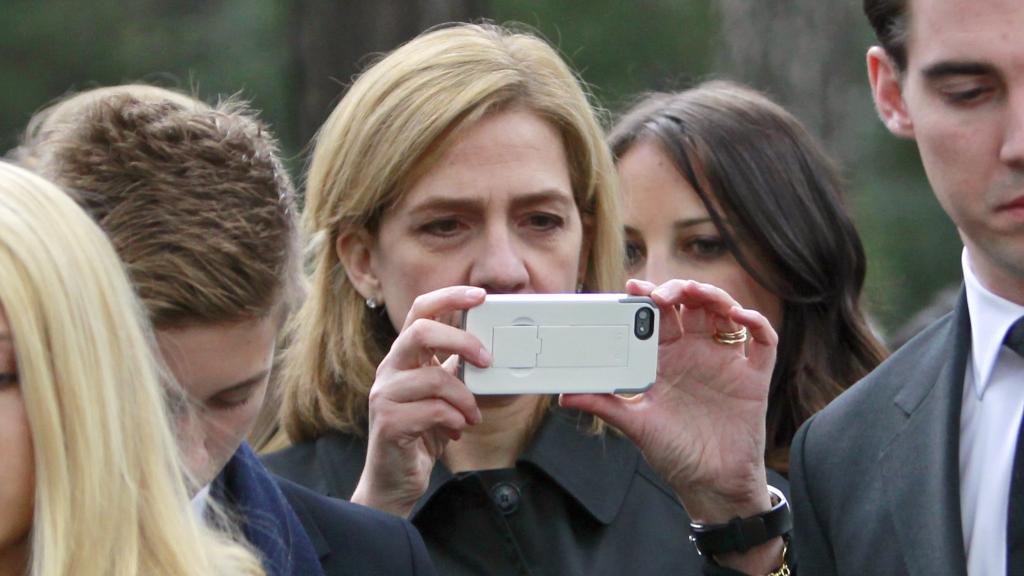 La infanta Cristina, en una de sus últimas apariciones oficiales