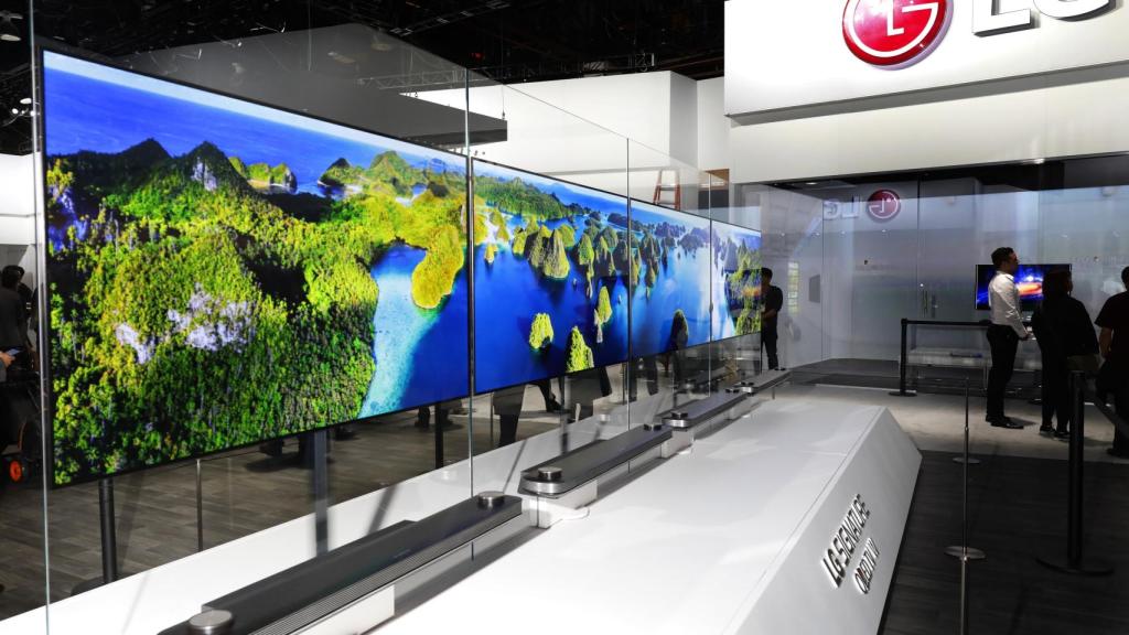 Este televisor LG OLED 4K tiene un grosor de tan solo 2,57 milímetros.