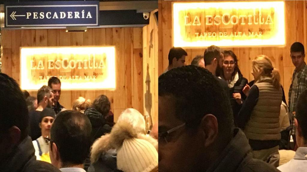 Cristina e Iñaki Urdangarín tomando el aperitivo en Vitoria.