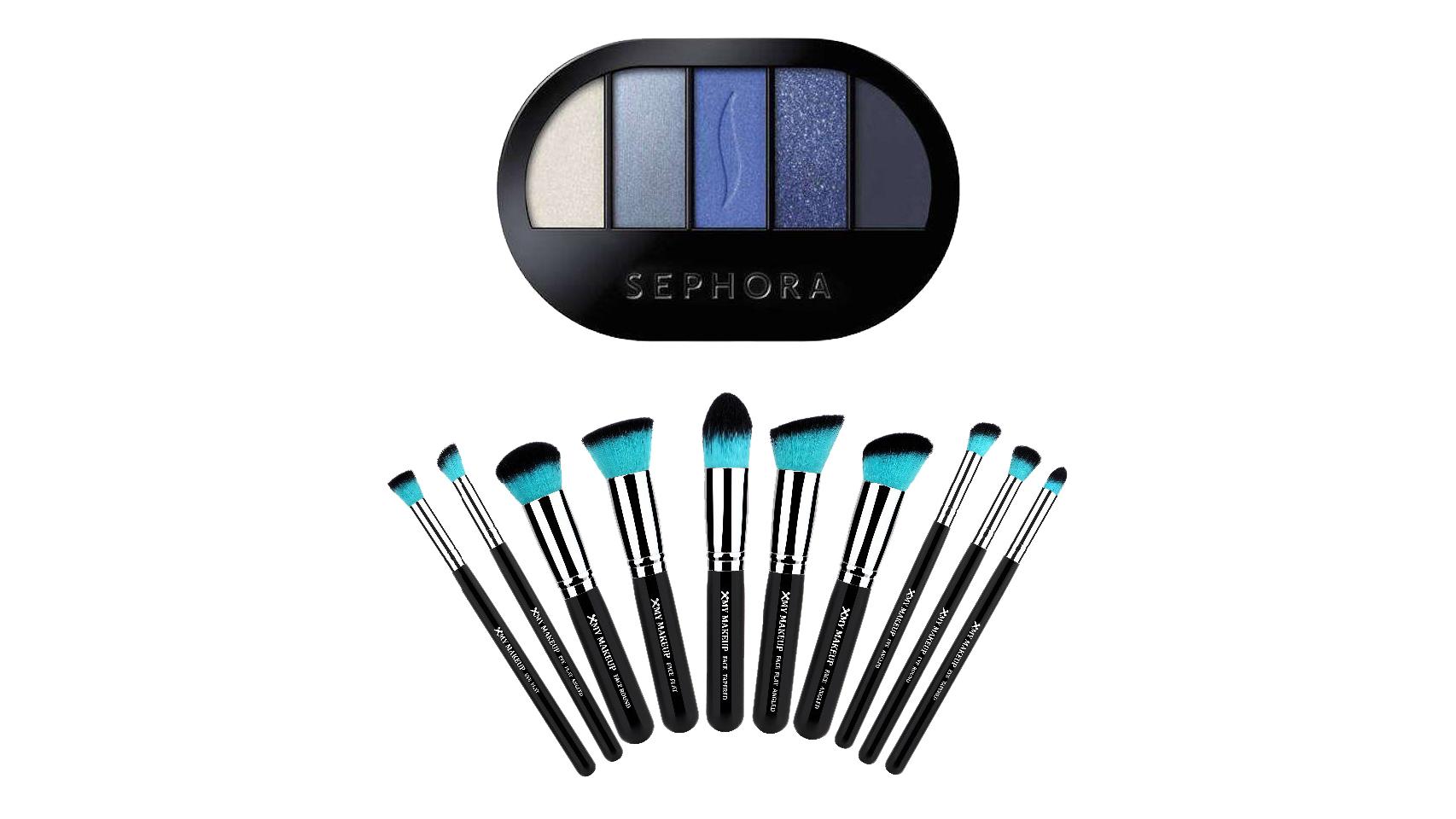 La belleza se tiñe de azul.