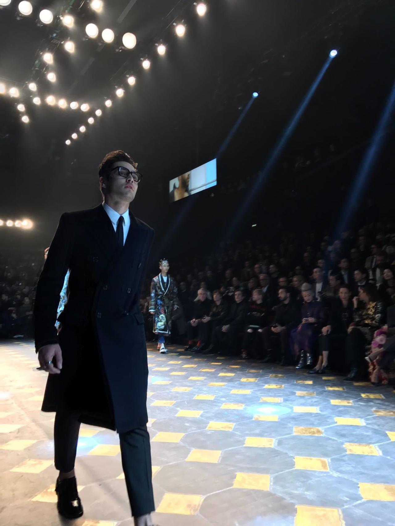 Desfile de la fashion week de Milán.