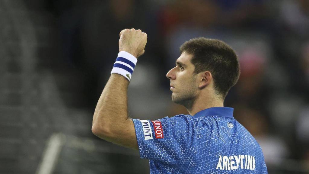 Delbonis mete un punto en la Copa Davis.