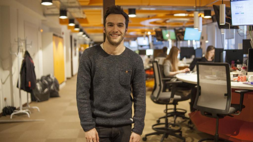 Ricardo Gómez en la redacción de EL ESPAÑOL.