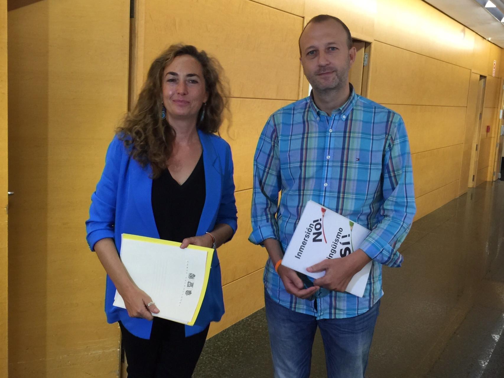 Carolina Punset y Alexis Marí, en Valencia