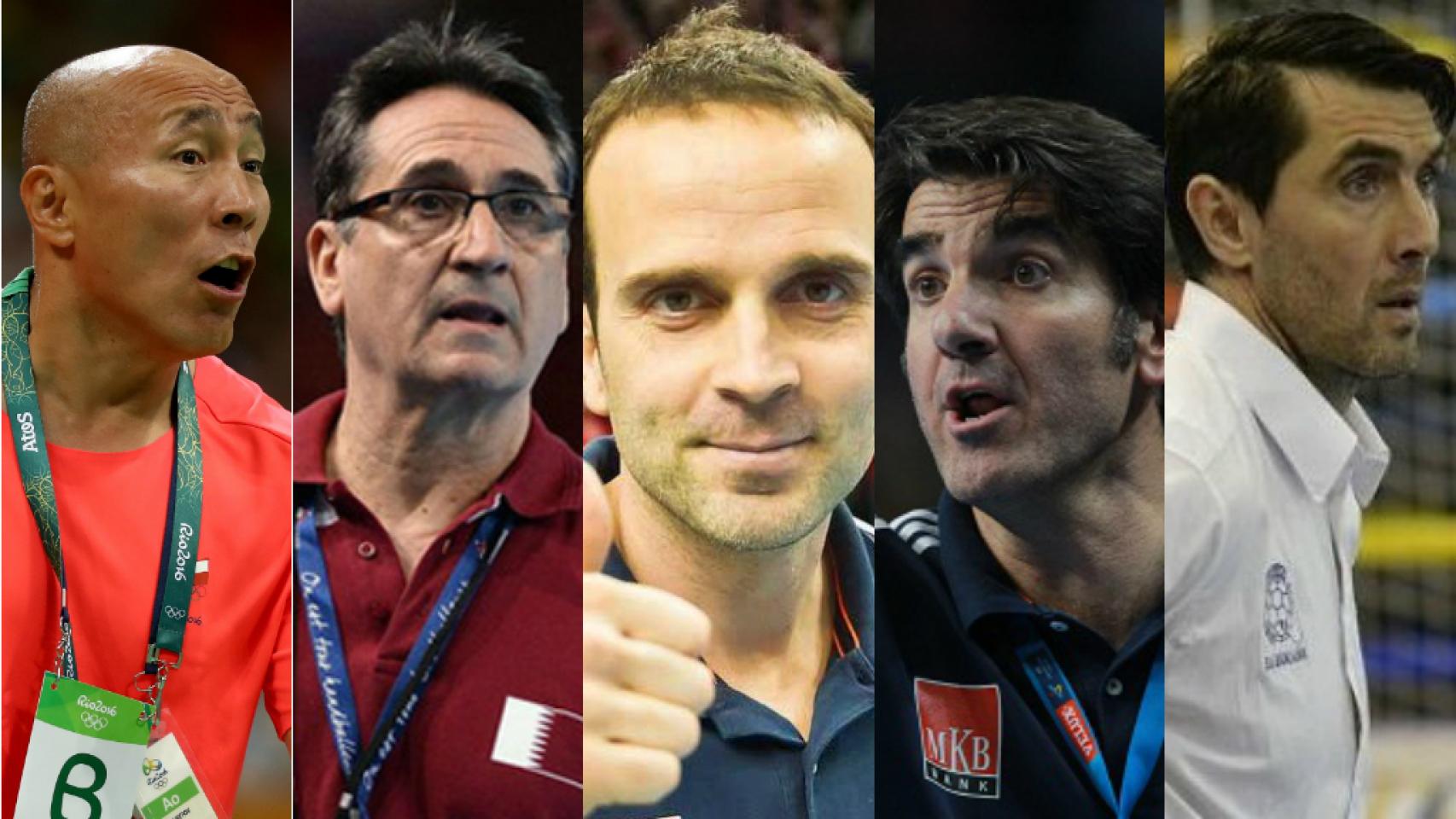 Entrenadores españoles en el Mundial de balonmano.