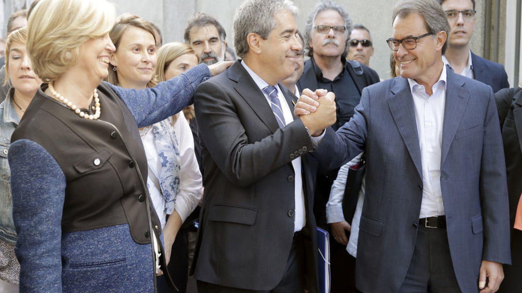 Francesc Homs, a su entrada en el Tribunal Supremo el pasado septiembre