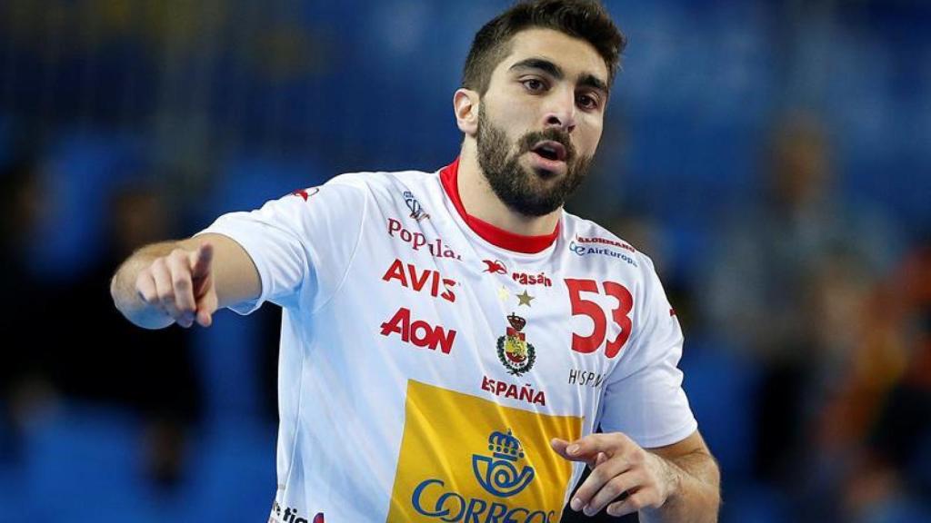 David Balaguer celebra un gol.