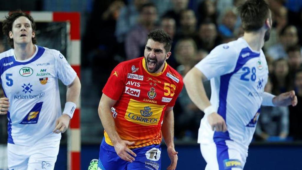 David Balaguer celebra un gol.