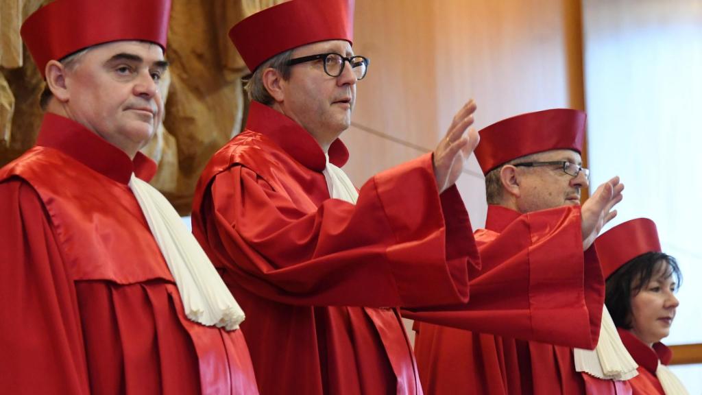 Algunos jueces del Tribunal Constitucional Alemán.