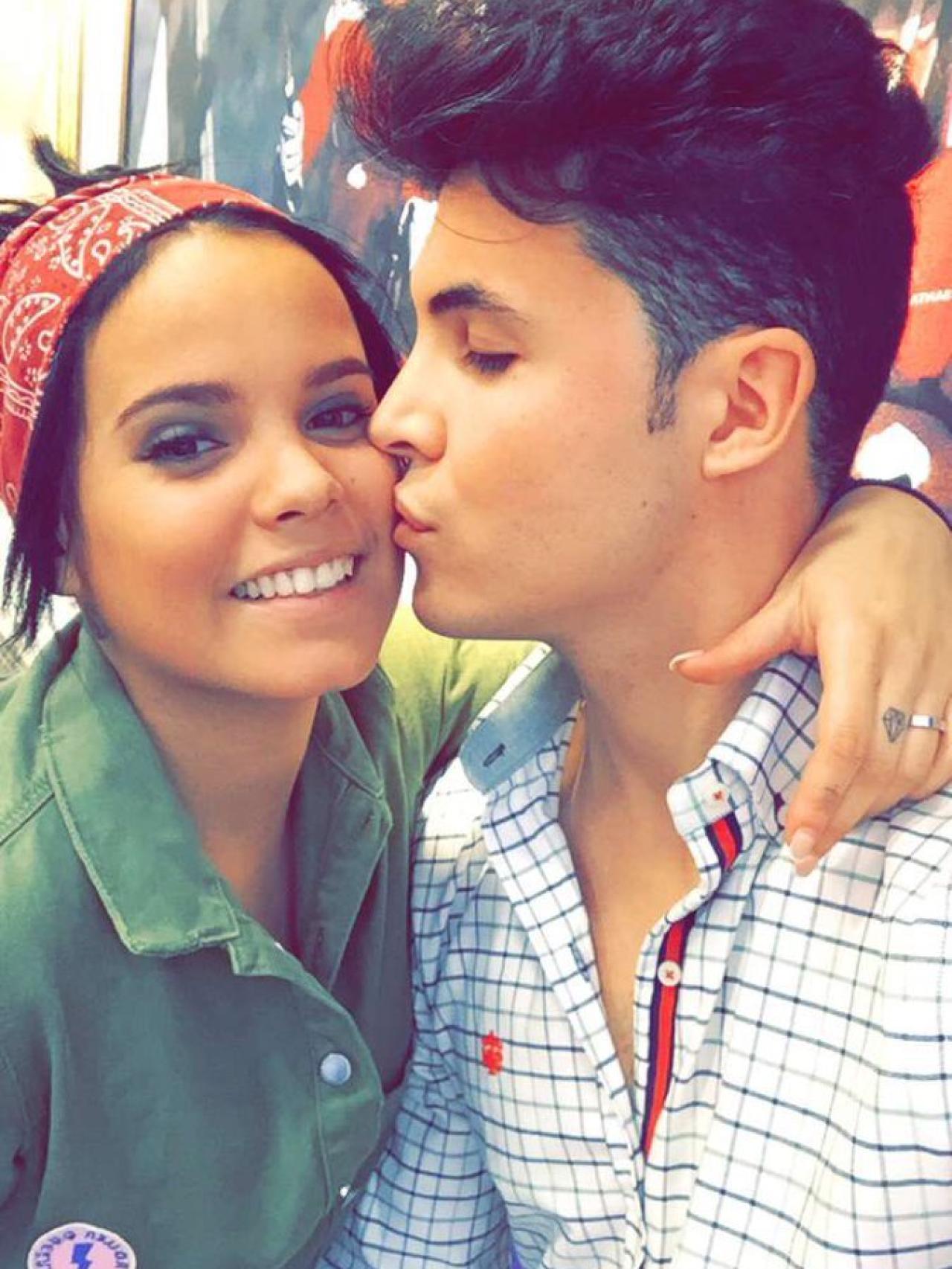 Gloria Camila con su novio Kiko