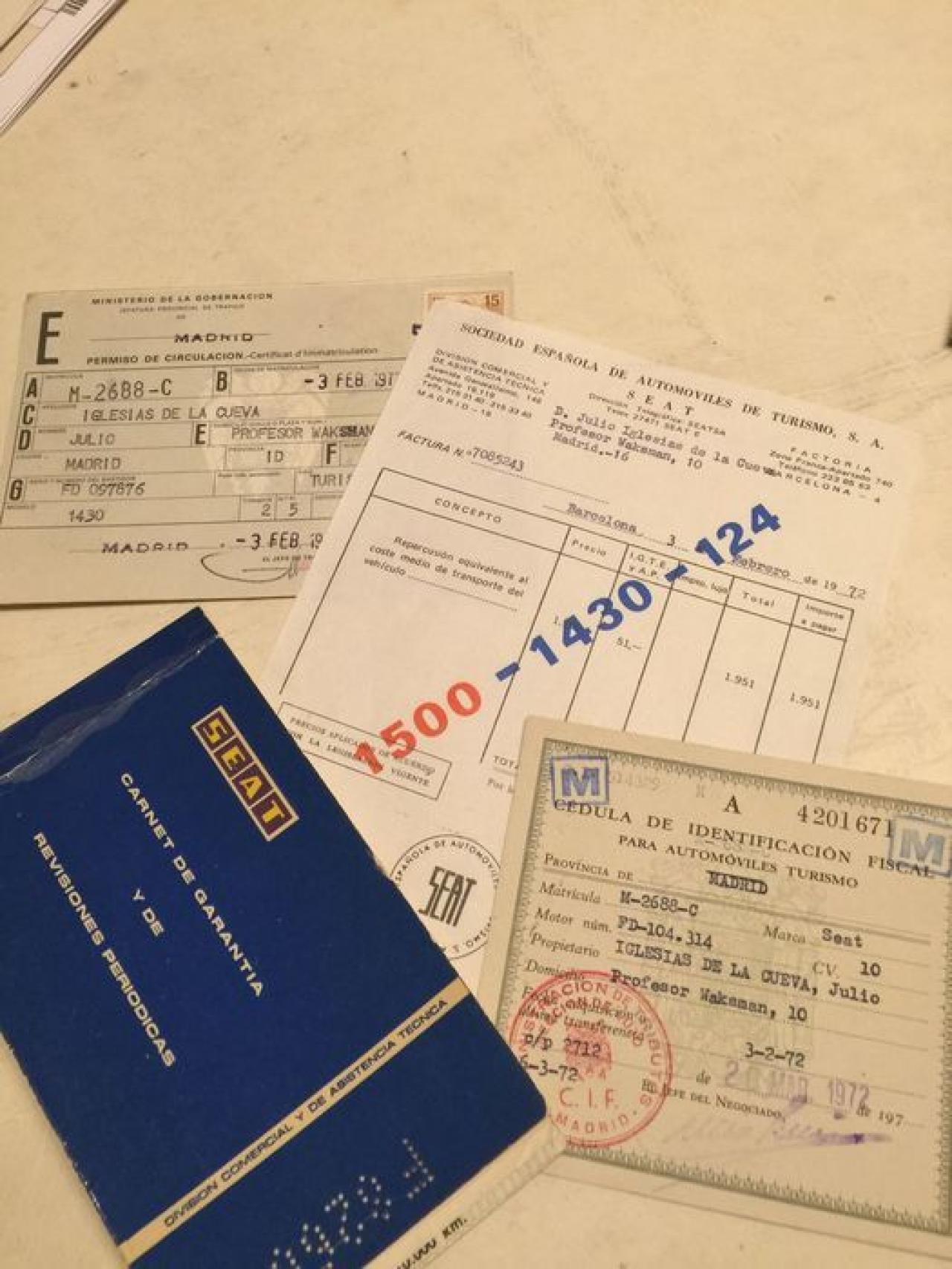 Documentos que certifican que Julio Iglesias fue su propietario.