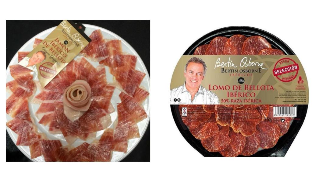 Jamón, lomo o chorizo ibérico son algunos de los productos de Bertín.