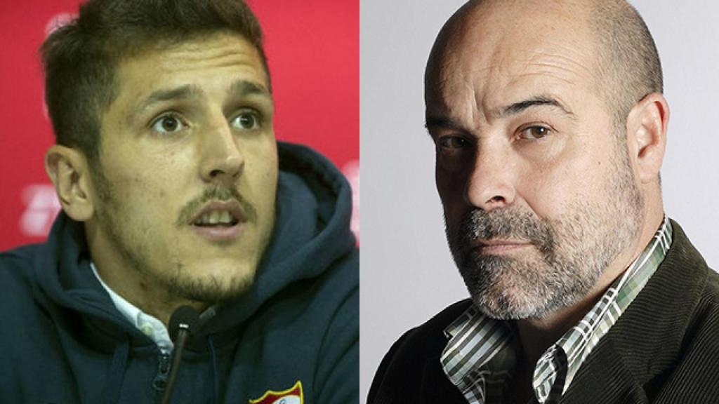 El 'profesor' de español Resines le tira de las orejas a su alumno Jovetic